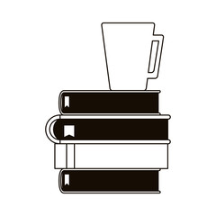 Books icon. Education literature read library theme. Isolated design. Vector illustration