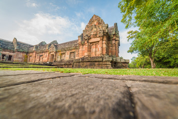 sand stone castle, phanomrung in Buriram province, Thailand. Rel