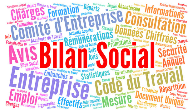 Bilan social nuage de mots