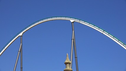 Amusement Park Roller Coaster