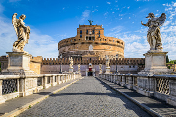 Fototapeta premium Zamek Świętego Anioła, Rzym, Włochy
