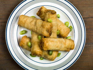 Chinese Style Vegetable Spring Rolls