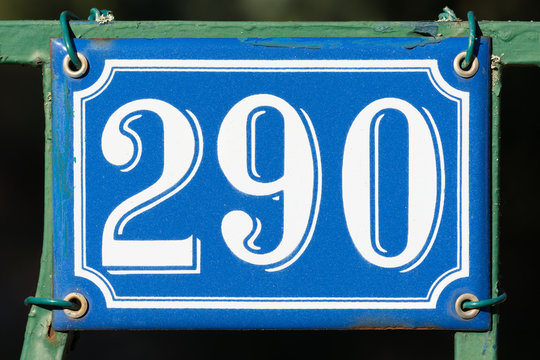 House Number Two Hundred Ninety - 290