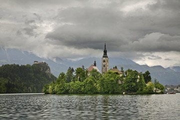 View of Lake Bled. Slovenia
