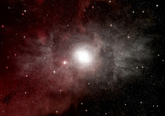 galaxy in a free space