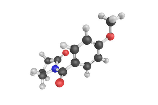 3d structure of aniracetam, also known as N-anisoyl-2-pyrrolidin