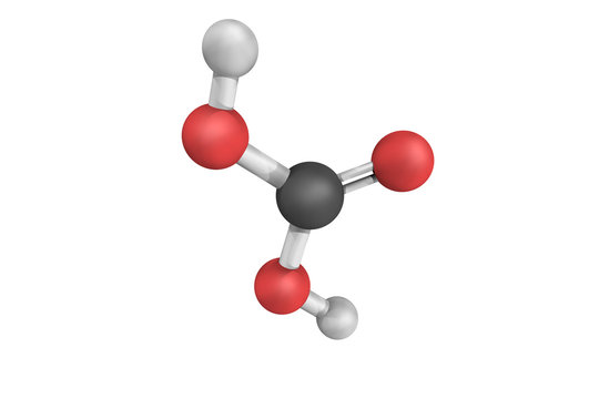 3d structure of Carbonic acid, a chemical compound with the chem