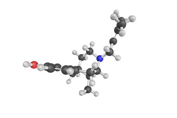 3d structure of Pentalgine, also known as Metamizole sodium, com