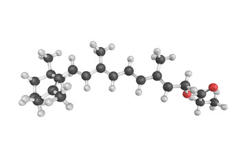 3d structure of Retinyl propionate, a mild, tolerable retinoid.