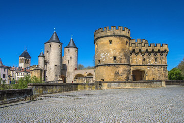 Fototapeta premium Porte des Allemands, Metz, France