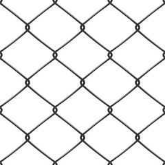 Metallic wired Fence seamless pattern

