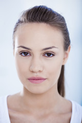 Obraz premium Portrait of a Beautiful Young Woman