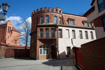 Gotycka Baszta w Toruniu, Polska 