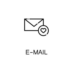 E-mail line icon