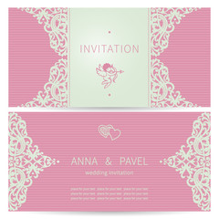 Vintage ornate cards in Victorian style. © Anna Pogulyaeva
