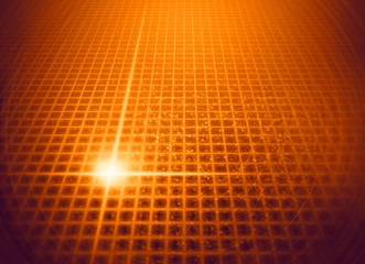 world of particle star abstract ai tech neon glow wave futuristic network background illustration, cyber space time, system of galaxy, light stream of data hologram