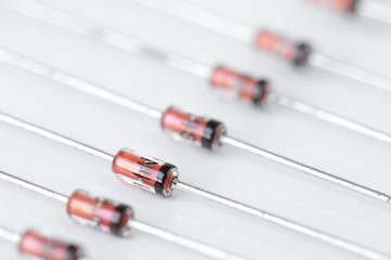 Small Electronic Diodes Macro
