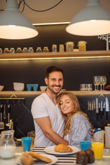 Sharing a tender moment