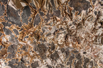 Patterns of Australia: Crack in ceiling of a lava tube at Undara