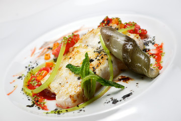 Conger with vegetables