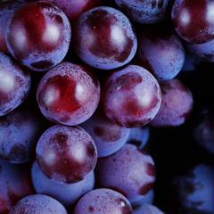 Healthy grape background.
