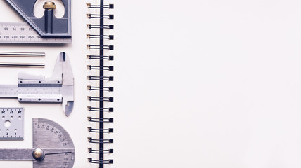 Notebook measuring tools