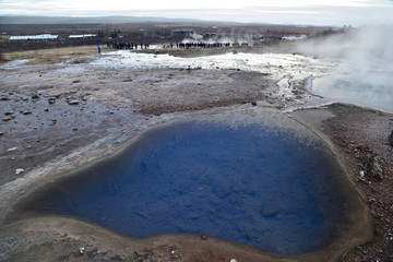 Heisse Wasserlöcher auf Island