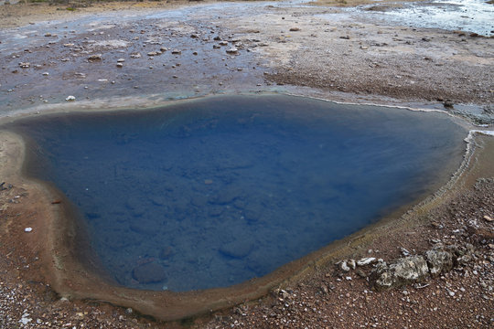 Heisse Thermalquelle auf Island - Blesi