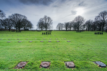 German Military Cemetery at La Cambe, Normandy, France.