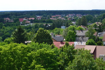 Czersk w lecie/Czersk in summer, Mazovia, Poland
