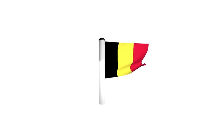 Fahne Belgien
