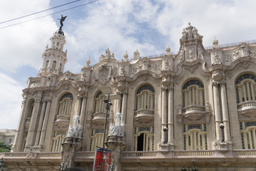 Fototapeta na wymiar Havana, Cuba, Bolshoi theater in