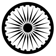 Ashoka chakra vector