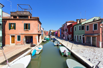 Fototapeta na wymiar Burano island, Venice, Italy
