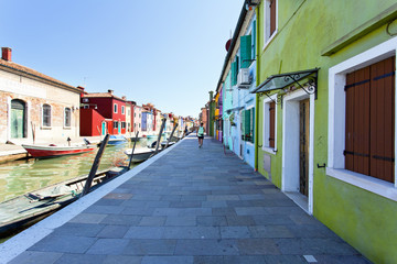Burano island, Venice, Italy