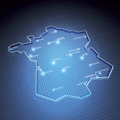 carte de France NUM