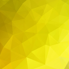 Abstract polygonal vector background. Yellow geometric vector illustration. Creative design template.