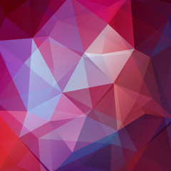 Polygonal vector background. Can be used in cover design, book design, website background. Vector illustration. Purple, brown colors.