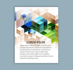 Template brochure design
