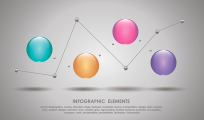 Business infographics template. It can be used for web design and layout workflow.