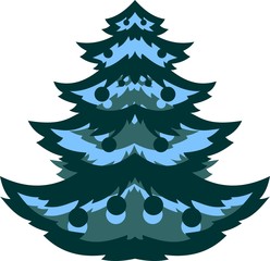 Obraz premium Christmas trees