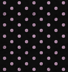 Pois Pink black fabric pattern
