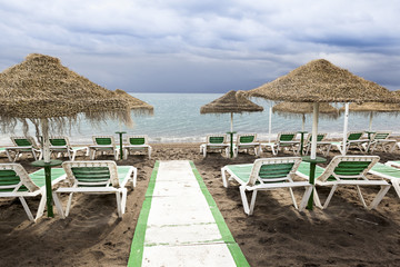 Torremolinos on Costa del Sol in Southern of Spain