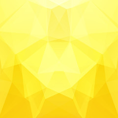 Abstract polygonal vector background. Yellow geometric vector illustration. Creative design template.