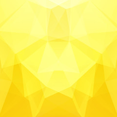 Abstract polygonal vector background. Yellow geometric vector illustration. Creative design template.