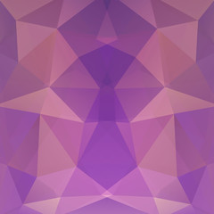 Geometric pattern, polygon triangles vector background in purple, beige tones. Illustration pattern