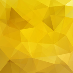 Abstract geometric style yellow background. Vector illustration