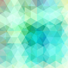 Fototapeta na wymiar Abstract geometric style blue background. Vector illustration. Green, blue colors