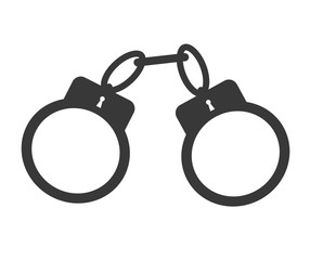 handcuffs vector icon