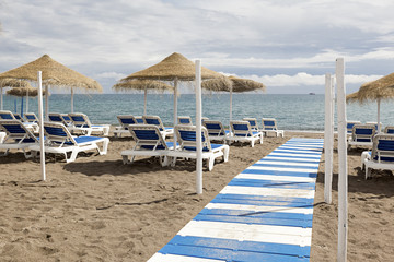 Torremolinos on Costa del Sol in Southern of Spain